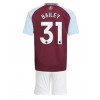 Aston Villa Leon Bailey #31 Hemmaställ Barn 2024-25 Korta ärmar (+ Korta byxor)